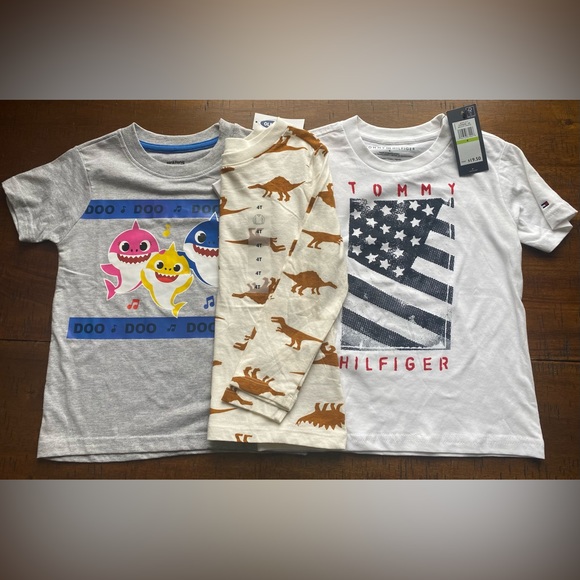 •NWT•{3 Tops} Toddler Boy 4T Shirt Bundle - Picture 1 of 10